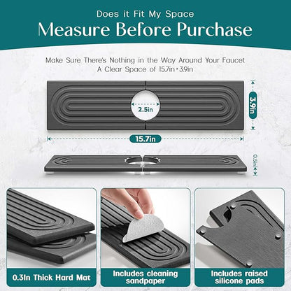 Kitchen Sink Faucet Mat
