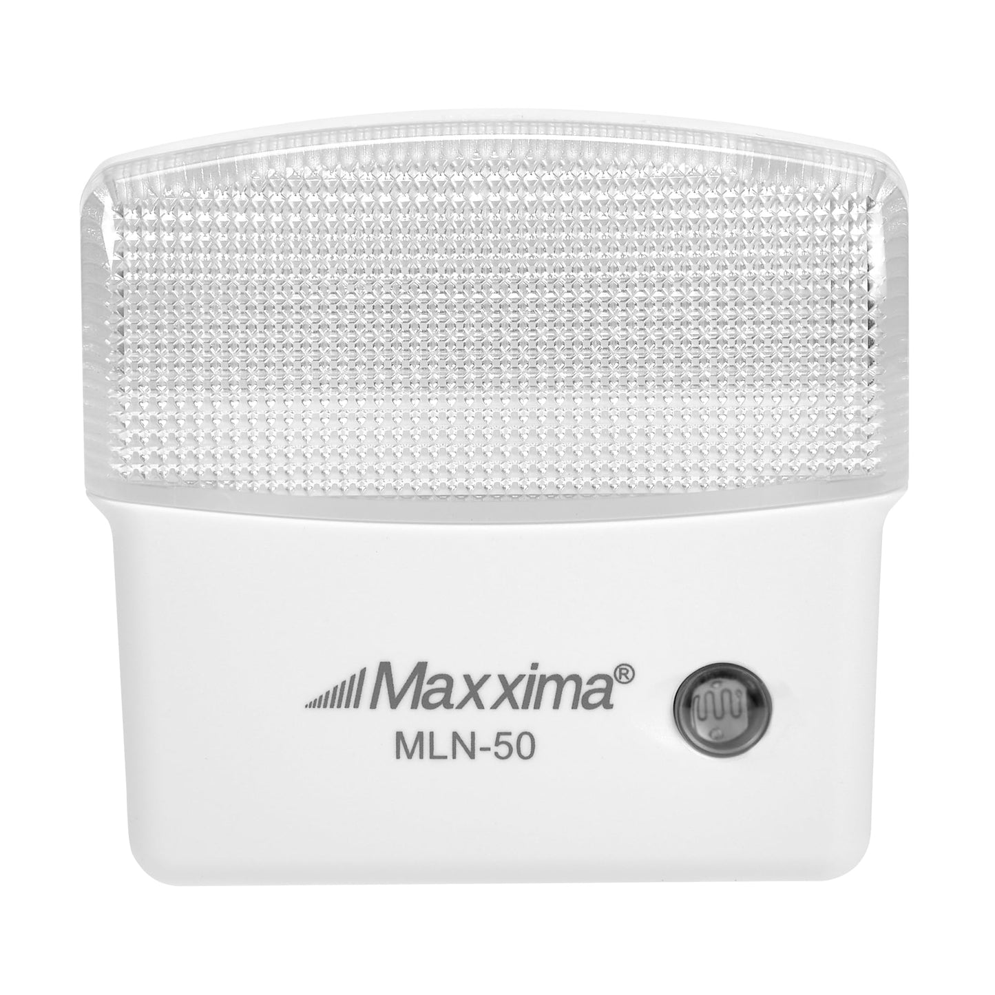 Maxxima LED Night Light with Dusk to Dawn Sensor - Featuring 25 Lumens, Plug in, Ideal for Bedrooms, Bathrooms, Basements, Hallways, and Senior Living, Cool Light - 2 Pack