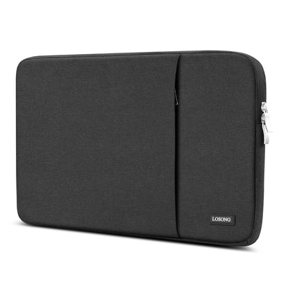Portable Monitor Case 15.6 Inch, Protective Carrying Sleeve for Most 16.1/15.6 in Monitors, Water Resistant Portable Laptop Display Bag with Accessory Pocket, Size-15.3"x9.8" Black