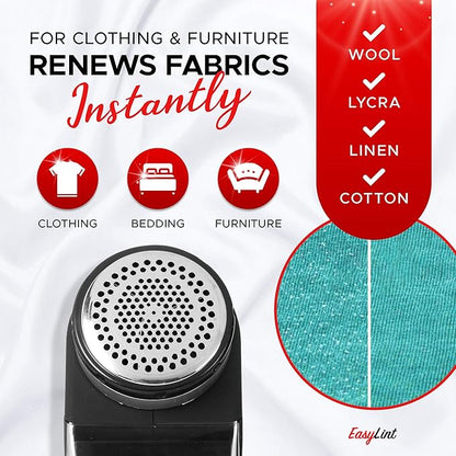 EasyLint Professional Fabric Shaver Lint Remover, Electric Sweater Shaver