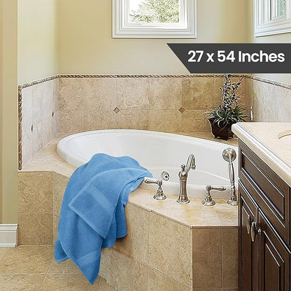 Utopia Towels 4 Pack Premium Bath Towels Set, 27 by 54 Inches, 100% Ring Spun
