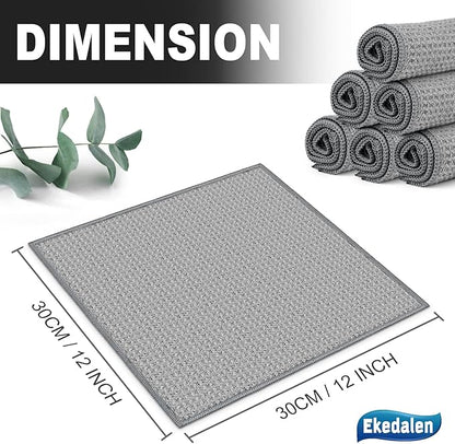Microfiber Cleaning Cloth Waffle Weave