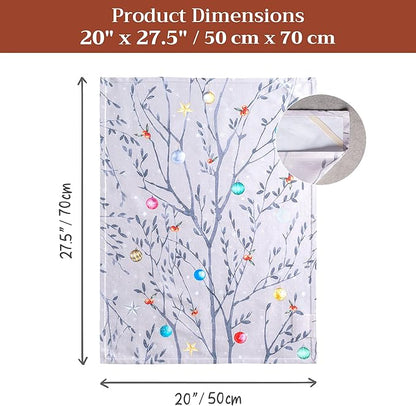 Maison d' Hermine Kitchen Towels Set of 3 100% Cotton 20" x 27.5" Reusable