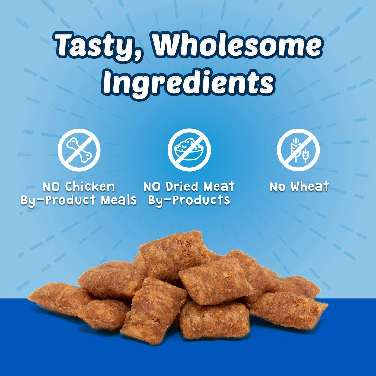 Blue Buffalo Bursts Crunchy & Creamy Cat Treats, Great for Training, Paw-Lickin' Chicken, 2-oz Bag ( 6 pack)