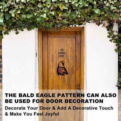 Bald Eagle Resin Mold - Eagle Wall Art with Mountain and Forest Tree - DIY Craft, Door Decor