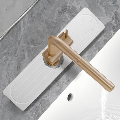 Stone Faucet Mat for Kitchen Sink, Diatomite Fast Drying Absorb Moisture Tray