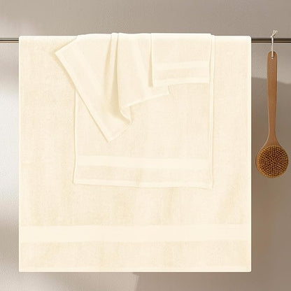 GLAMBURG Ultra Soft 8-Piece Towel Set