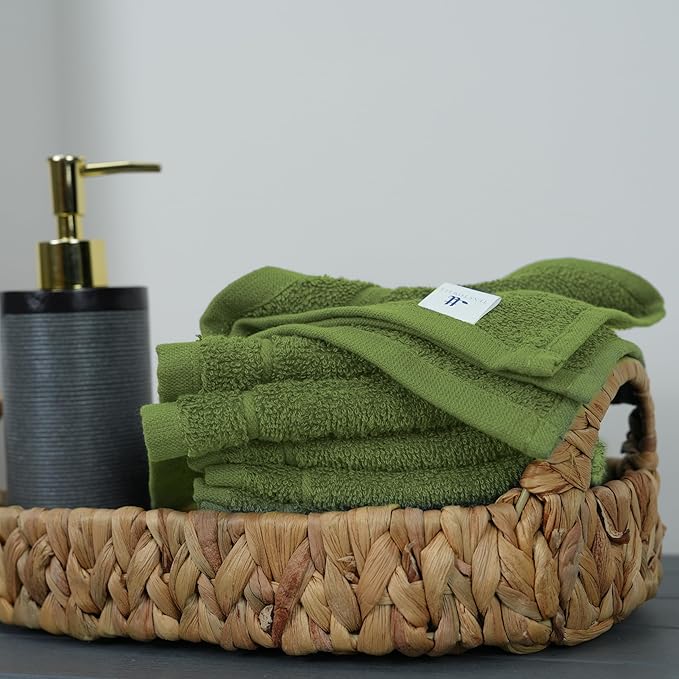 Tens Towels Pack of 60 Washcloths, 12 x 12 Inches, Lighter Weight, Quick to Dry