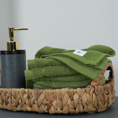 Tens Towels Pack of 60 Washcloths, 12 x 12 Inches, Lighter Weight, Quick to Dry