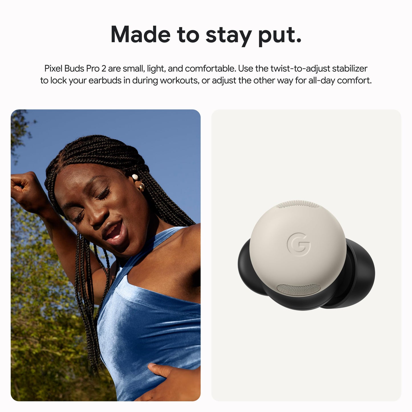 Google Pixel Buds Pro 2 - Wireless Earbuds with Active Noise Cancellation – Bluetooth Headphones - Peony