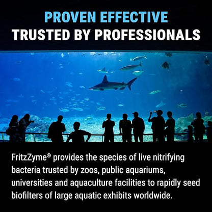 Fritz Aquatics FritzZyme 7 Live Nitrifying Bacteria Naturally Removes Amonia & Nitrite for Freshwater Fish (64-Ounce)