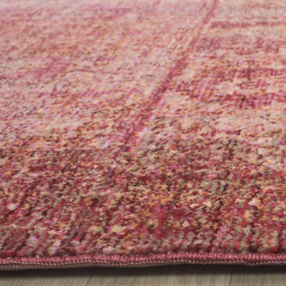 SAFAVIEH Mystique Collection Accent Rug - 4' x 6', Rust & Multi, Watercolor Overdyed Distressed Design, Non-Shedding & Easy Care, Ideal for High Traffic Areas in Foyer, Living Room, Bedroom (MYS920P)