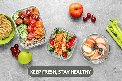 24-Piece Glass Food Storage Containers