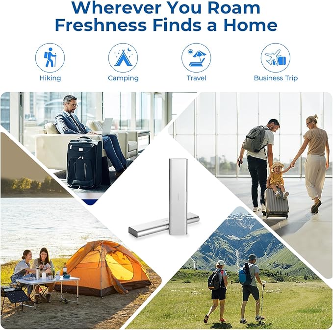 2 Pack Wider Aluminum Toothbrush Travel Case, Portable Travel Toothbrush Holder