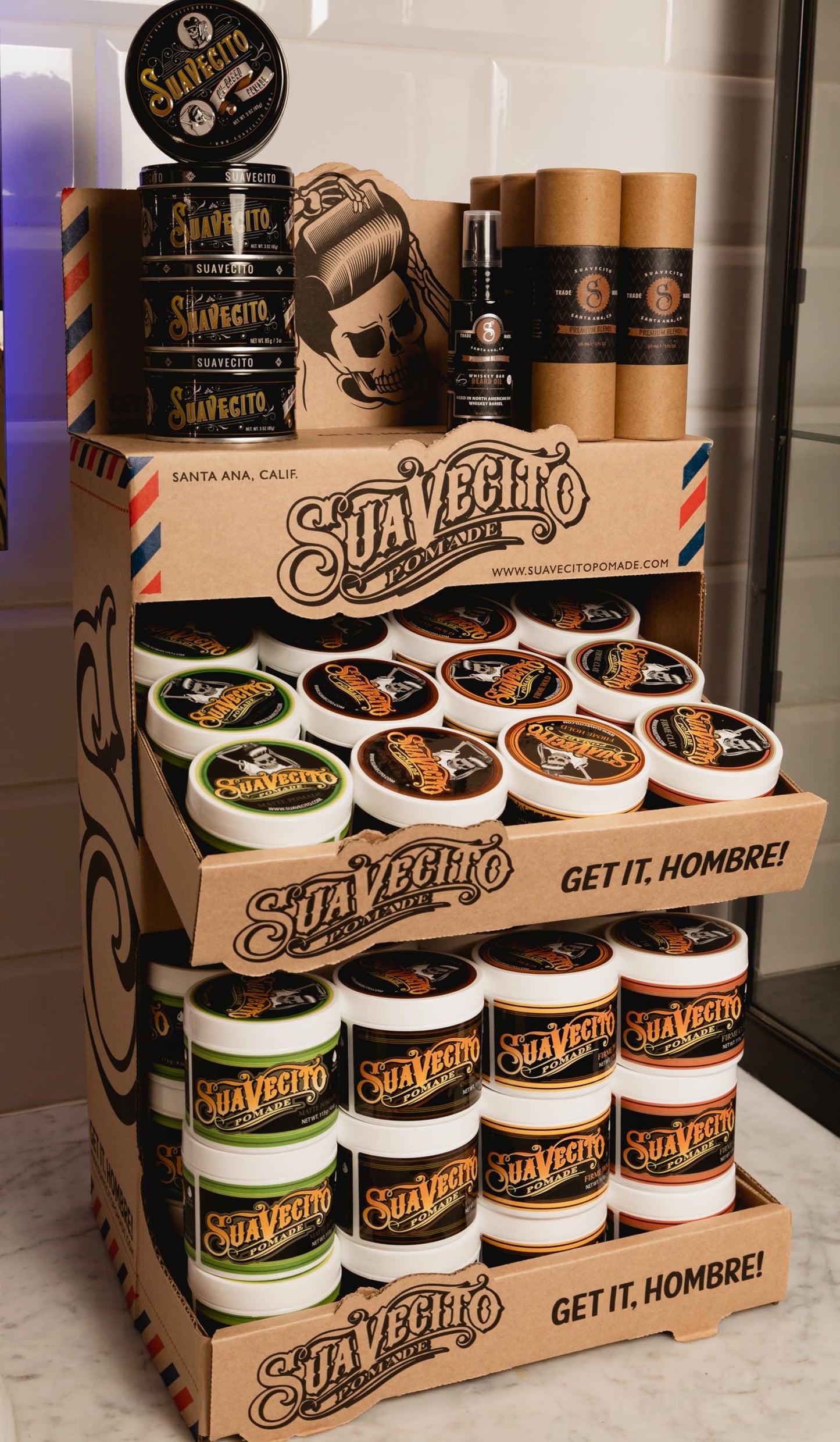 Suavecito Premium Blends Beard Oil - Leave-In Beard Conditioner For Softening Hair, Hydrating Skin, Eliminating Beard Dandruff, Healthy Beard Growth - 1 oz