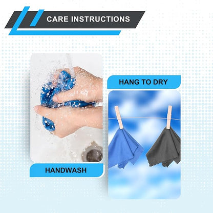 Eco-Fused Large Microfiber Cleaning Cloths
