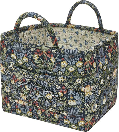 Quilted Fabric Storage Baskets