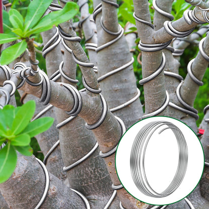 Pelopy Aluminum Wire 1/4 Inch Diameter Metal Wire 60 ft Armature Bendable Armature for Sculpting Dolls Floral Jewelry Making Weaving DIY Crafts, Silver