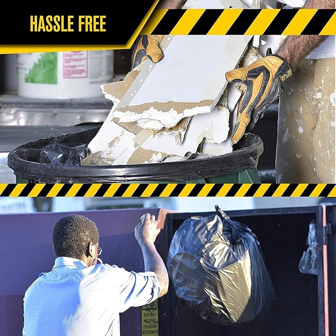 Aluf Plastics 56 Gallon Trash Bags 43" x 47"