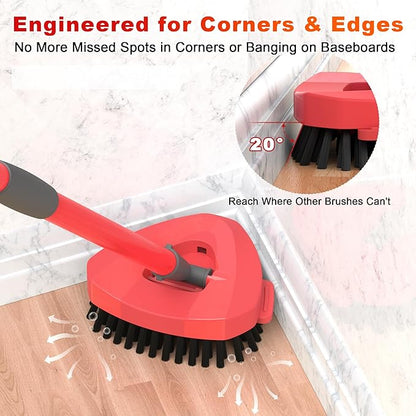 Upgraded Triangle Scrub Brush Head