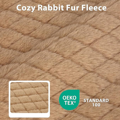 JOEJOY Orthopedic Medium Dog Bed, Washable Dog Crate Bed Medium Sized with Removable Cover, Egg Memory Foam Pet Beds, Brown, 29"x18"