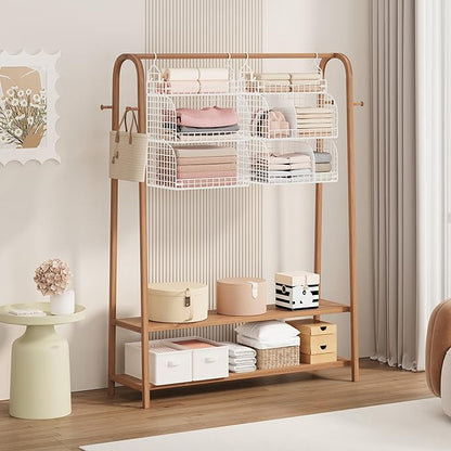 SWTYMIKI Hanging Closet Organizer Storage