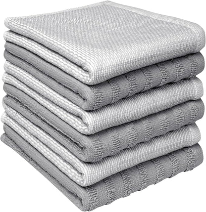 Bumble Premium Dish Cloths 13"x13" | 100% Natural Ring Spun Cotton | 400 GSM |