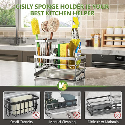 Cisily Sink Caddy Sponge Holder