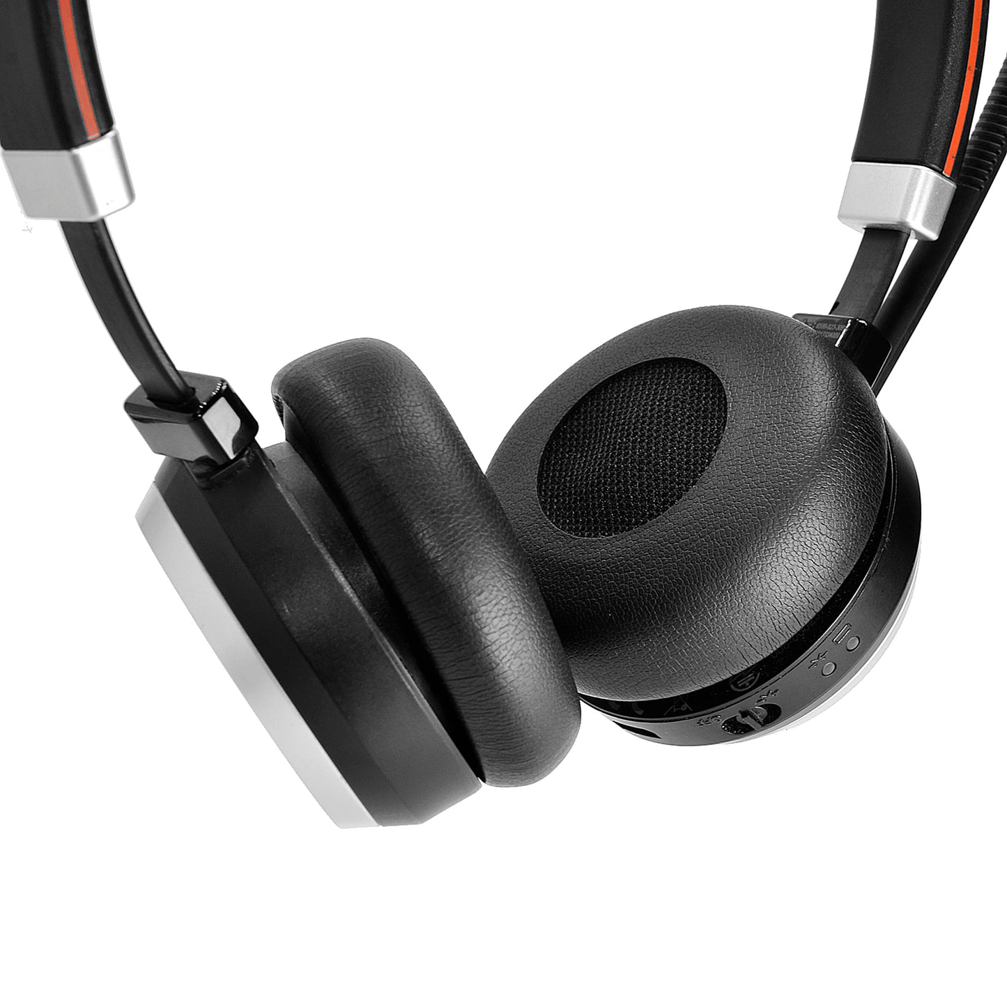 Evolve 65 Ear Pads Replacement Earpads Cover Cushions Compatible with Jabra Evolve 65UC / 65MS / 40UC / 40MS / 30US / 30II / 20SE / 20UC / 20MS Headset, All-Day Comfort Design