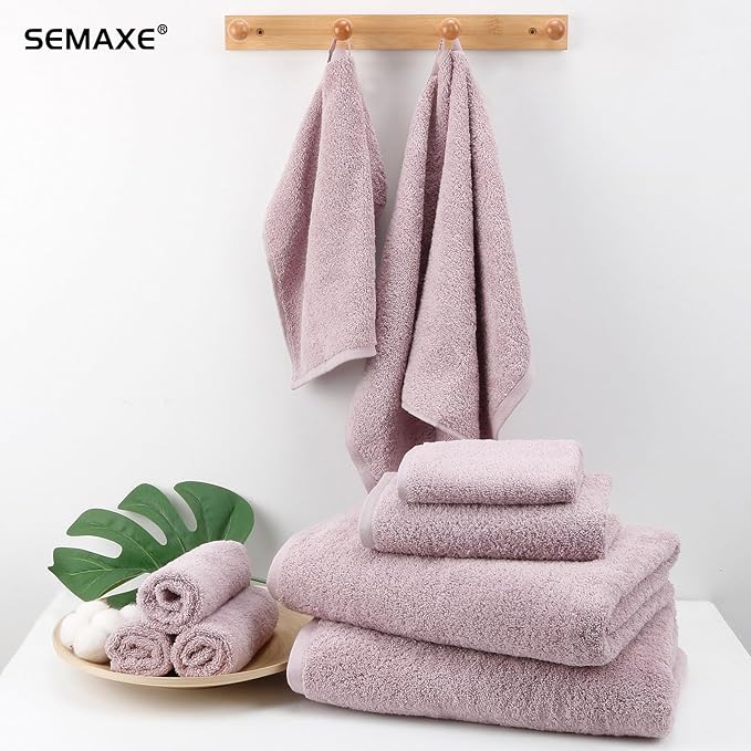 SEMAXE 12 Pack Hand Towels for Bathroom, 100% Cotton Towels