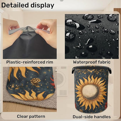 Gothic Sun Large Clothes Hamper Bag
