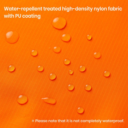 sheelokhwui Precut Nylon Fabric (2 Yards x 57 inch) - Water Repellent Ripstop Fabric, Lightweight, Durable - Used for Covers, Flags, Sacks, Bags, Kites, Outdoor Crafts and DIY - Orange