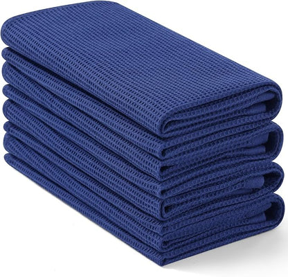 Homaxy 100% Cotton Waffle Weave Kitchen Towels
