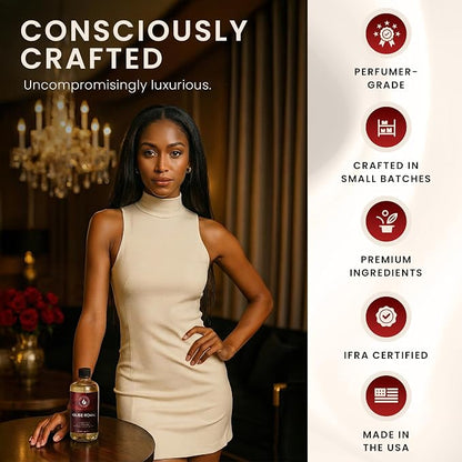 Aroma Country Rouge Royale Diffuser Oil - Luxury Essential Oils for Diffuser Refill & Air Freshener Room Spray, Long-Lasting, Natural Home Fragrance and Hotel Scent for Diffusers & Machines (4 Fl. oz)