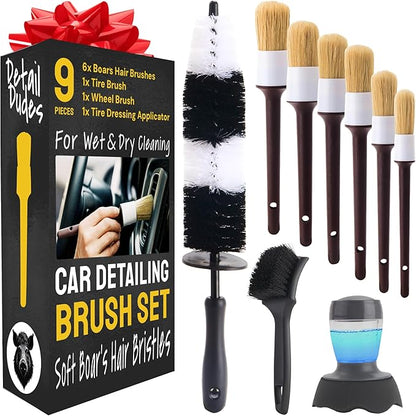 Boar Hair Detailing Brush Set