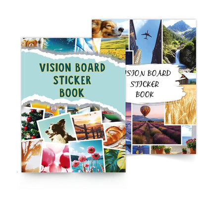 Scrapbook Supplies Stickers Vision Board Supplies Magazines Sticker Vision Board Book Daily Planner Sticker Book for Adults Collage Book Journaling Scrapbook Stickers Water Bottle Stickers