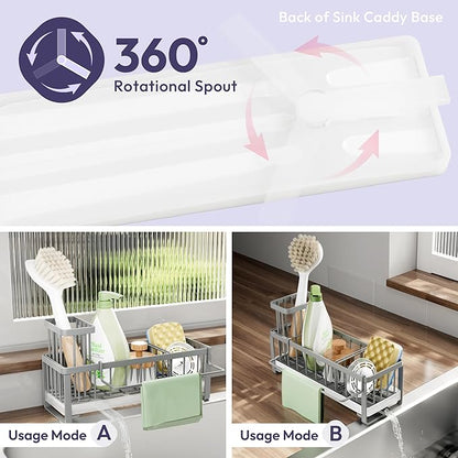 SWTYMIKI Sponge Holder for Kitchen Sink