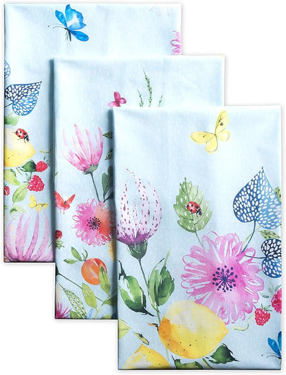 Maison d' Hermine Kitchen Towels Set of 3 100% Cotton 27.50" x 20" Reusable