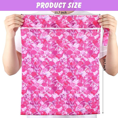 Shappy 2 Pcs Large Travel Laundry Bag Washable Waterproof Wet Dry Large Dirty