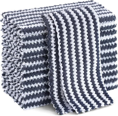 Homaxy 12 Pack Kitchen Dish Cloths, Ultra Soft and Absorbent Dish Towels