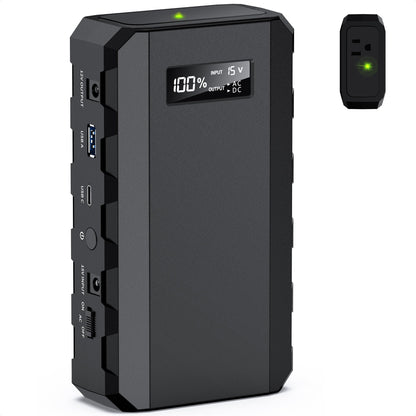Apowking Power Bank with AC Outlet, 65W Portable Laptop Battery Bank Fast Charging, 88.8Wh 24000mah Power Station for Outdoor Camping PowerBank Travel Home Power Backup