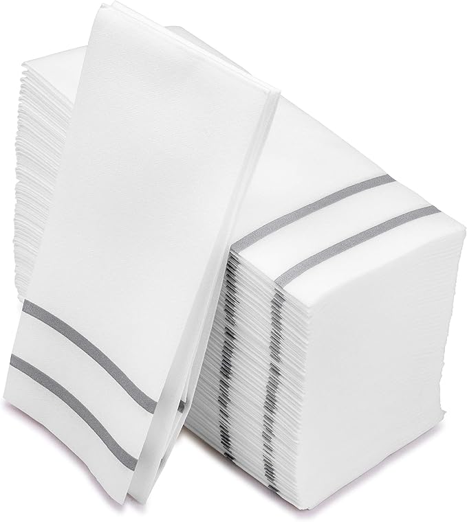 Paper Hand Towels for Bathroom, Linen-Feel Guest Towels, Formal Dinner