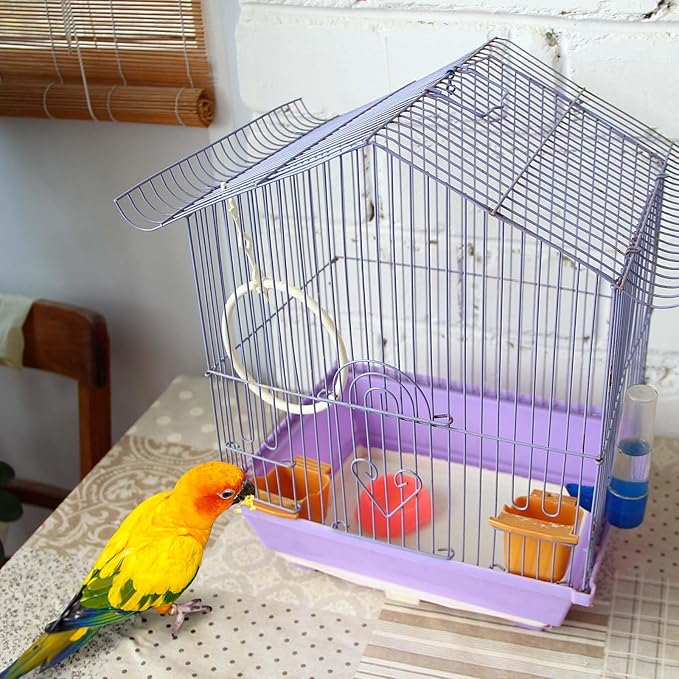 Drydiet 100 ft x 22 Inch Bird Cage Liner Disposable Cages Cushion Pad Mat Precut Absorbent Bird Cage Paper Large Parakeet Cage Liners Accessories for Pet Animal Bird Parrot (White)