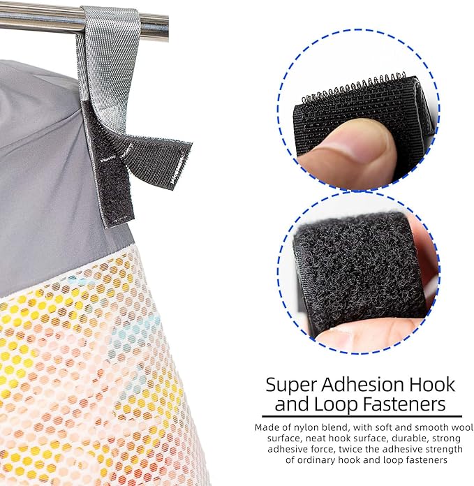 Mesh Clothespin Bag Holder Outside, Ventilation and Moisture Resistance