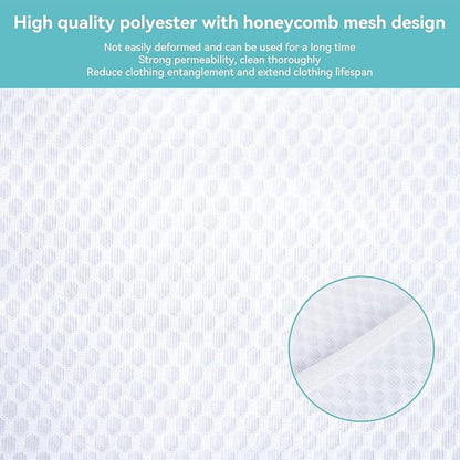 OTraki 2pc Honeycomb Mesh Laundry Bags