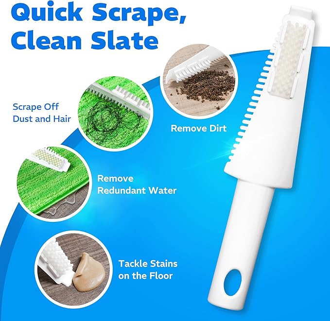 3 Pack Reusable Microfiber Mop Pads, Compatible