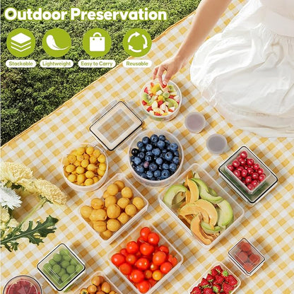 42 PCS Food Storage Containers