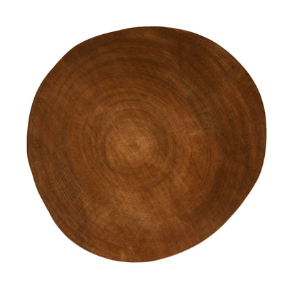 Creative Co-Op Decorative Paulownia Wood Pedestal, Dark Brown (Pack of 2)