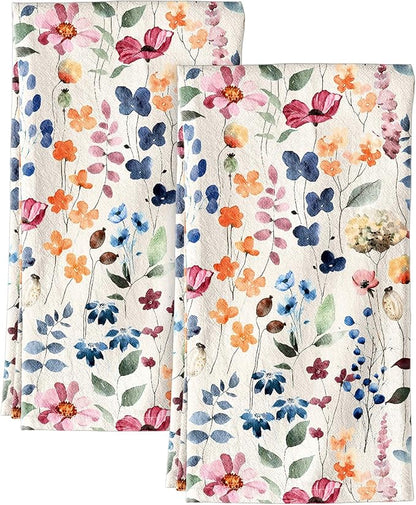 Flour Sack Kitchen Towels Set of 2-18x26 Cotton Dish Towels