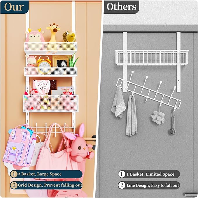 Consumest Over The Door Hooks Organizer